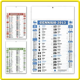 Art. 261 Calendario olandese personalizzato